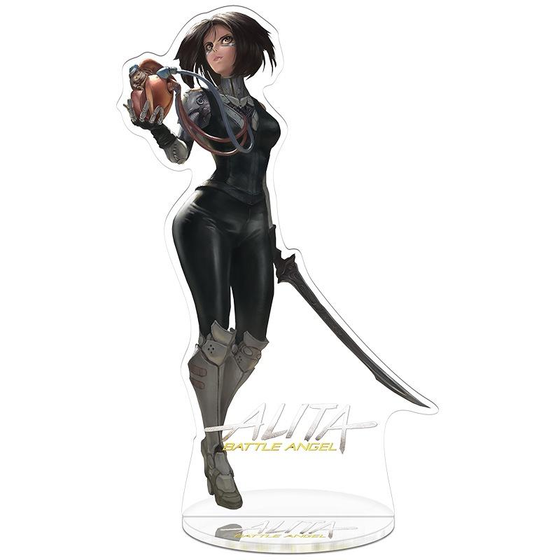 Collectible New Movie Alita Battle Angel Acrylic Model Stand Figure Toy Desk Decor
