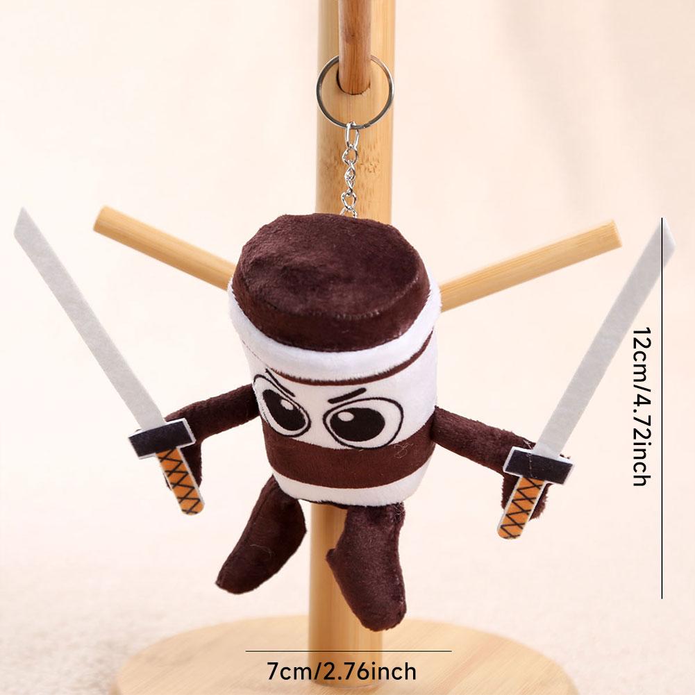 Creative Pendant Tralalelo Tralala Plush Tungtungtung Italian Brainrot Al TralaleDoll Plush Toy Girl Cute Kid Gift Keychain