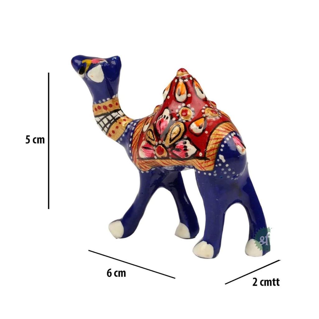 Металлический Минакари Ручной Работы Декоративная Фигурка Верблюда для Домашнего Декора и в качестве Подарка (Набор из 2)