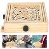 Деревянный лабиринт, игровой лабиринт, настольный трекбол, головоломка, игровая обучающая игрушка