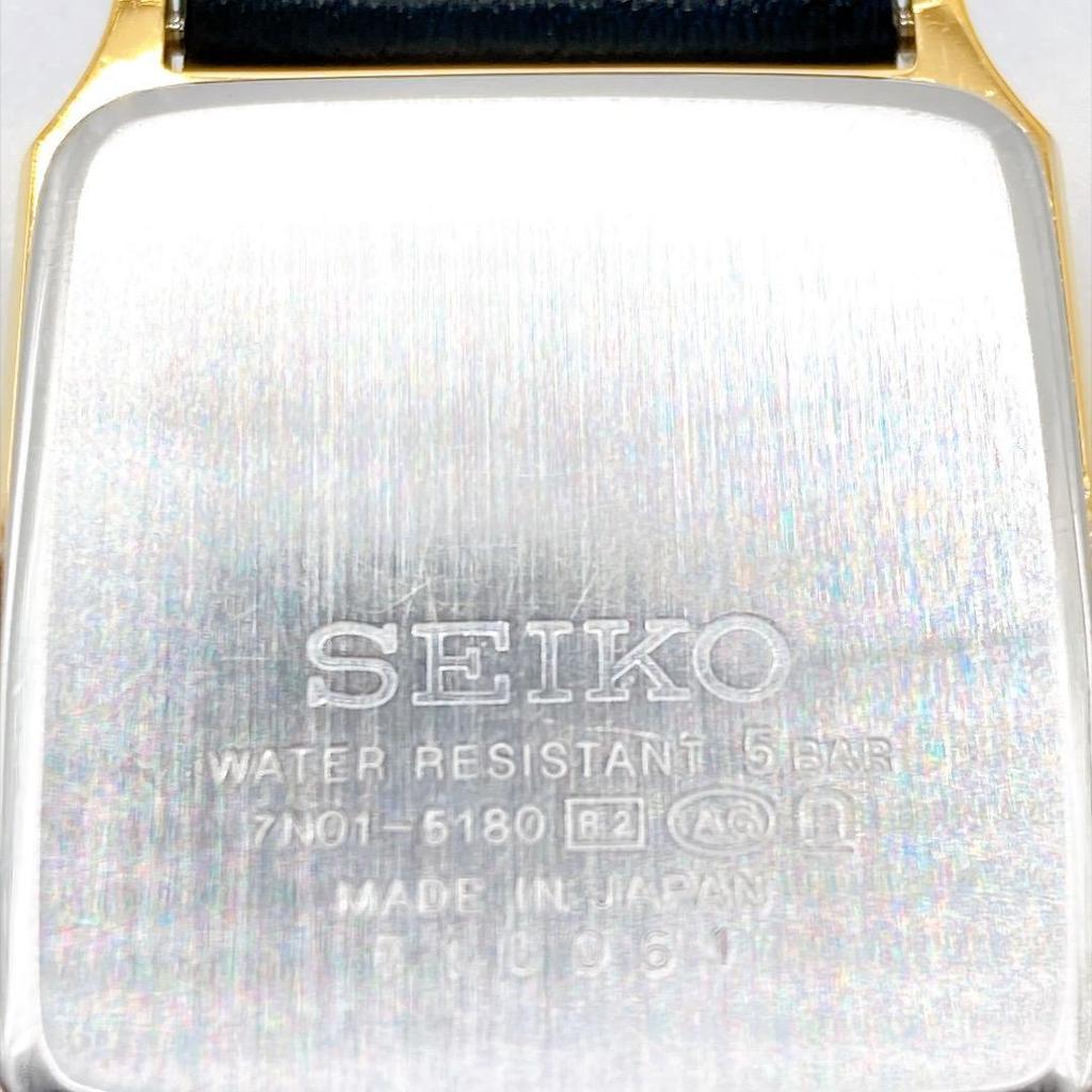 Б/у Мужские часы SEIKO Кварцевые 90-х Tank Винтаж 542