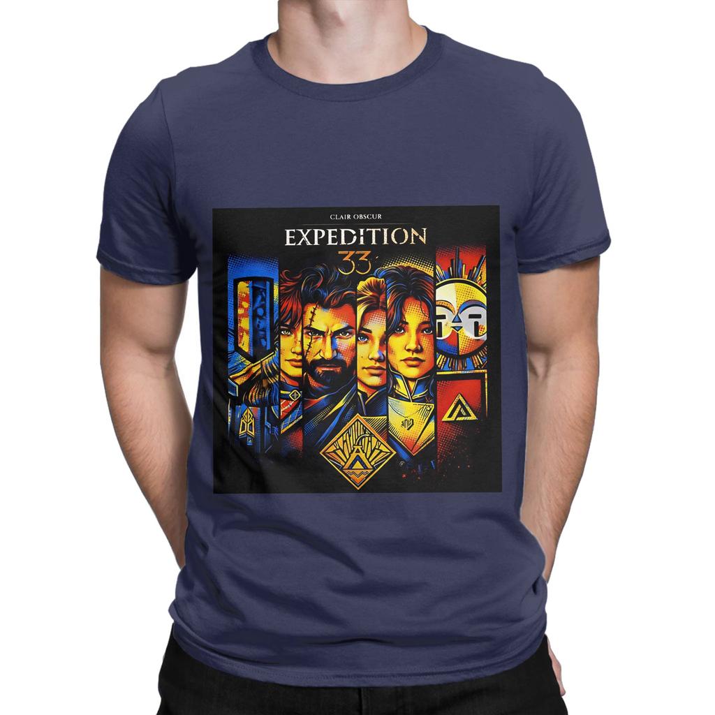 e33 clair obscur expedition 33 Funny 100 Cotton TShirt Clair Obscur Expedition 33 Tees Tops For Unisex