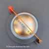 High-Performance 74.5 Composite Aluminum Flat Wire Tweeter Diaphragm Repair Parts