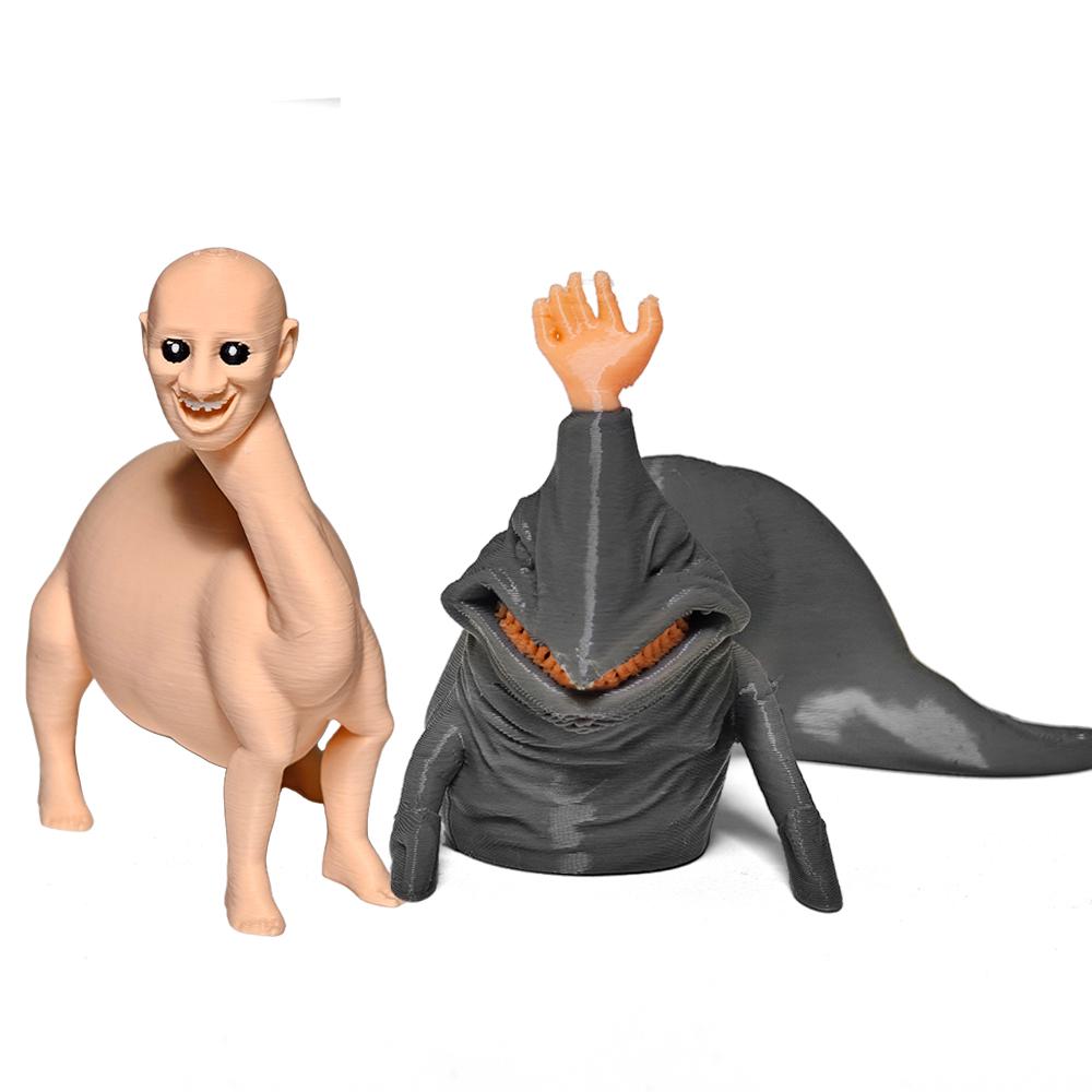 3D-печатная модель Морского Монстра Bloop, El Gran Maja и Жуткого Динозавра, Гибкие Игрушки-Антистресс, Жуткий Криптид, Декор, Настольный Дисплей, Подарок