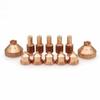 12pcs Plasma Torch Electrode Nozzles Tips 120573 120826 Shield 120828 for 600