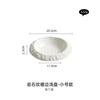 Rock Patternceramic Plate Household Deep Plate Dish Creative Hotel Restaurant Tableware High-grade White Dinner Plate Soup Plate