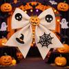 Halloween bow decoration, party scene decoration, window pendant (30X35cm)