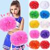 Rainbow Matte Pom Poms Colorful Hand Flowers Cheer Props Sports Meeting Accessories Aerobics Dance Ornaments Vivid Stage Tools
