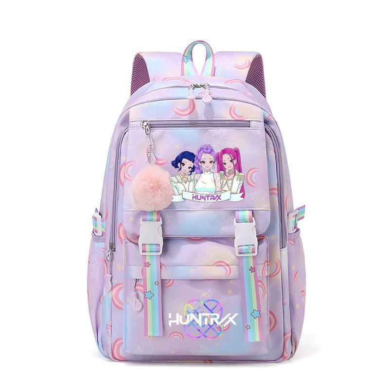 Cute Cartoon School Backpack Girls Boys Lightweight Fresh Style Shoulder Bag Elementary To Middle Students