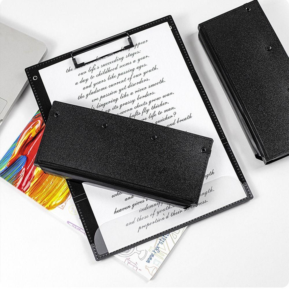 with Clip Edition Cheat Sheets Foldable A4 File Board Clip Durable Nursing Clipboard  School Supply