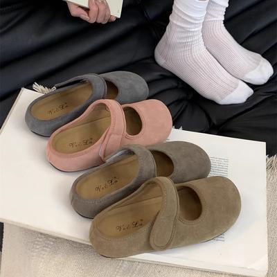 Туфли Boken на платформе, женские кожаные туфли-мешки, полутапочки, женская верхняя одежда, новинка весны 2025 года, туфли Mary Jane с одной педалью