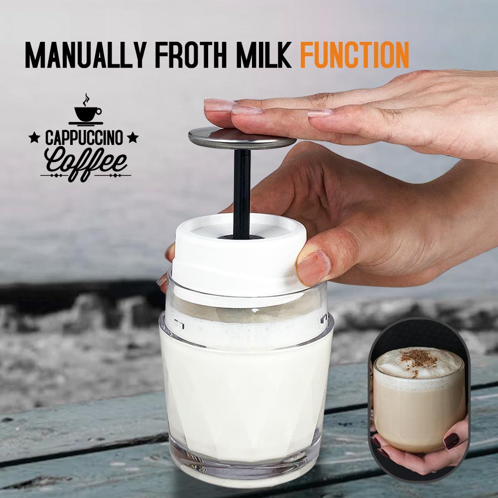 Portable Three-in-One Italian Capsule Coffee Maker: Outdoor Hand-Pressed Travel Coffee Pot