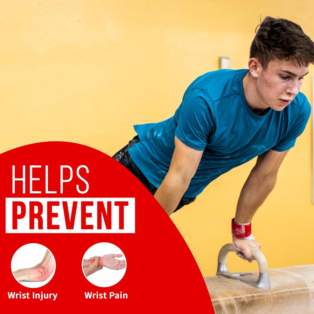 Reisport Гимнастический Напульсник Один Напульсник Премиальная Кожаный Напульсник с Застежкой-липучкой Напульсники для Тяжелой Атлетики и Силовых Тренировок Поддержка,