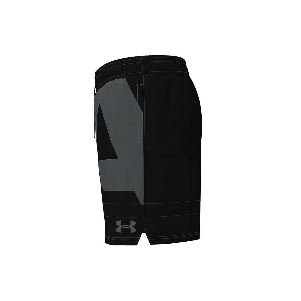 Under Armour Тканые баскетбольные шорты мужские, черные 1370224-002