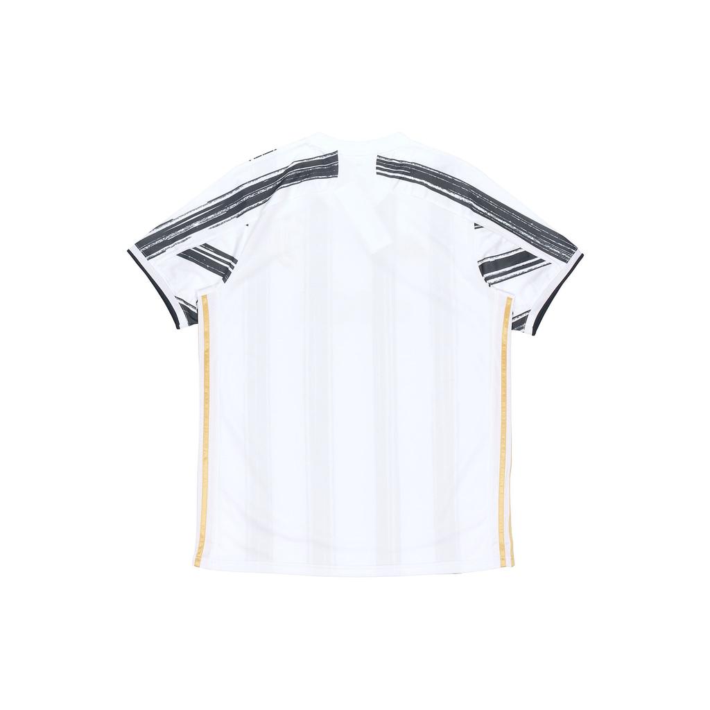 Adidas Ювентус Домашний матч Джерси 20-21 сезон Спортивная футболка с короткими рукавами Мужские топы Белые EI9894