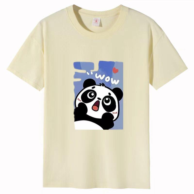 Женская летняя популярная футболка с короткими рукавами из хлопка, дышащая, свободная футболка с принтом, повседневная