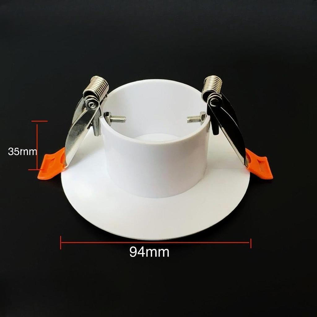 Cover Plate Decorative Panel Sturdy Round Recessed Downlight for Glass Livingroom Kitchen