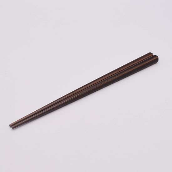 Mitani Yamanaka Lacquerware Chopsticks and Chopstick Case Set, 18cm, Wappa-style, Brown, Made in Jap