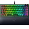 Razer BlackWidow V4 Phantom Green A Mechanical Keyboard with Key Switches for Customizable Key Features Orange Tactile Mechanical Chroma RGB and a