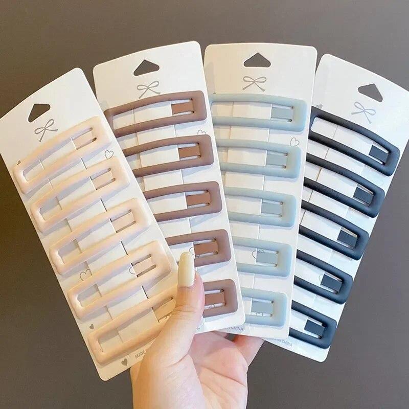 Матовые прямоугольные заколки BB, женские заколки, сломанные заколки для волос, модные заколки для волос для девочек, головные уборы, украшения, инструменты для укладки волос