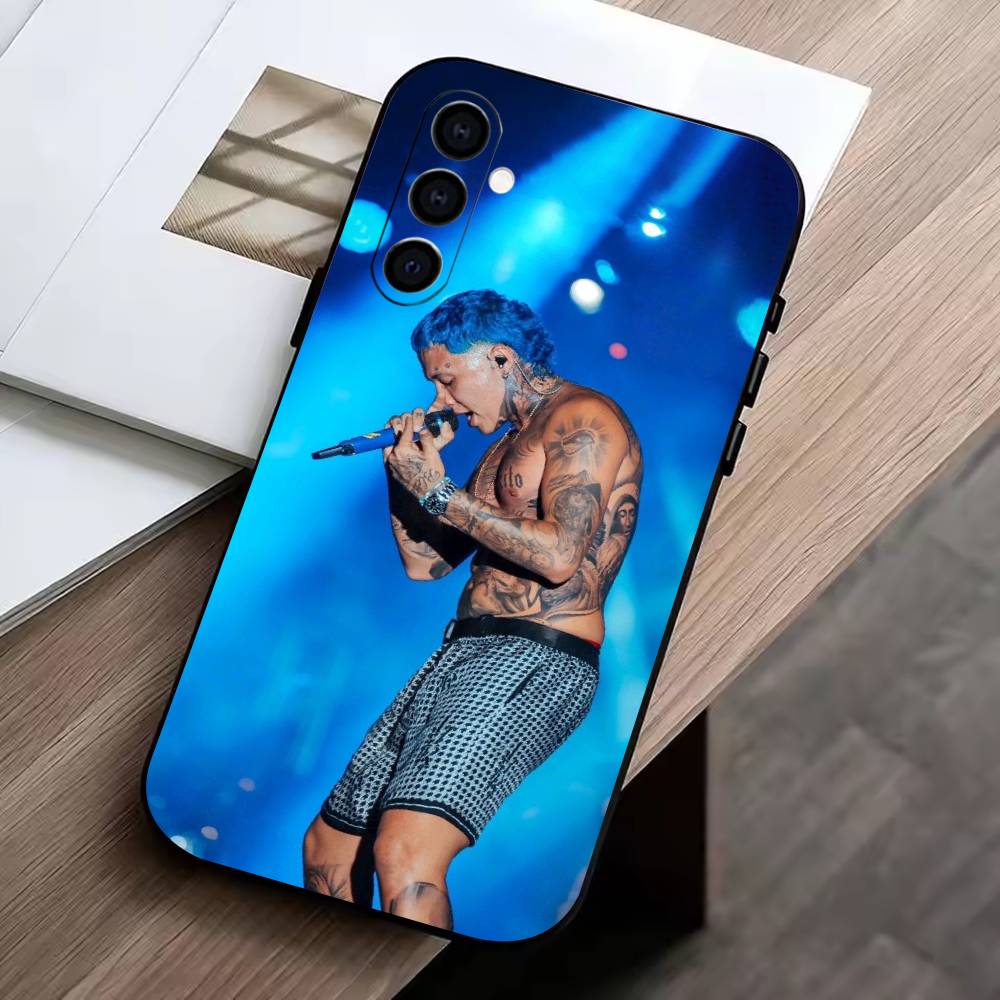 BC-Rapper Blessd Cantante Phone Case For Samsung Galaxy A73,A72,A71,A70,A53,A52,A51,Soft Silicone Black Cover