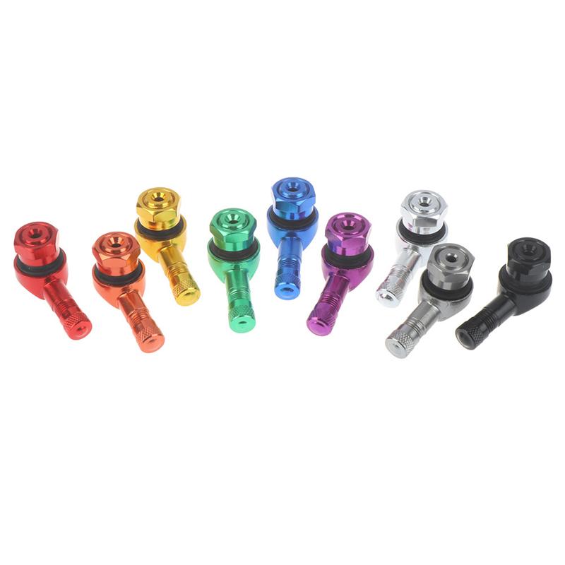 2 шт., ЧПУ, мотоцикл, угол 90 градусов, шток шины, бескамерный клапан, алюминий