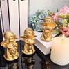 Little Angel Statue Resin Cherub Figurine Praying Angel Sculpture for Home Office Shelf Desktop Cabinet Decoration