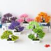 Simulation Artificial Plant Pine Bonsai Small Tree Pot Plant Artificial Flower Decoration Home And Garden Table Decoration