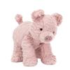 Jellycat Волнистая серия Мех Животное Свинья Маленькая Милая Розовая Кукла Плюшевая Кукла 23 см Высотой