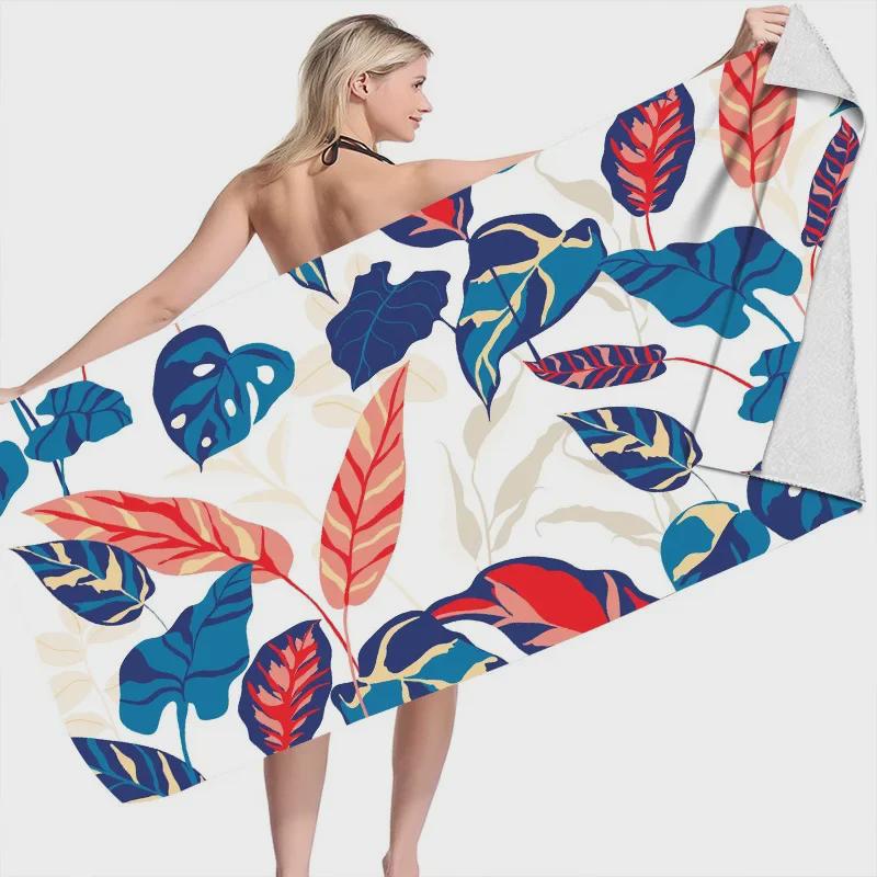 Customizable Quick-Dry Double-Sided Velvet Beach and Bath Towel