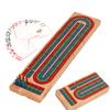 3-Track Color-Coded Wooden Cribbage Board Game – Perfect for Family Fun and Friends Gatherings