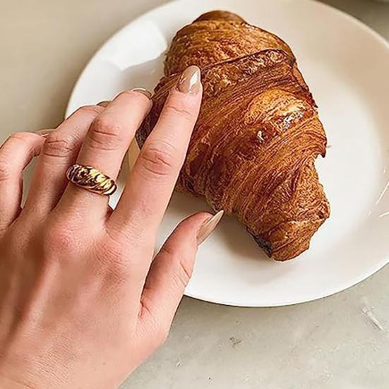 Женское кольцо из полированного титана, с блестками, антикоррозийное, легкое, ювелирное украшение на палец