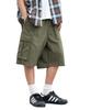 WEGO Nylon Easy Baggy Cargo Half Olive Men's Shorts, Pants,