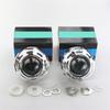 2Pcs 3'' Hid Bi-Xenon Projector Lens & Shrouds H1 H4 H7 Headlight Retrofit Rhd