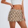 Sequin Skirt Glitter Skirt Women's Elastic Waist Glitter Skirt With Women's Sequin Skirt Glitter Skirt Elastic Waist Skirt A-line Hip Skirt