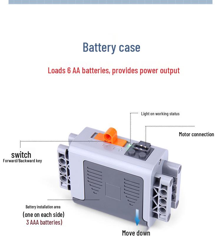 Совместимый с LEGO 9686 Научно-образовательный электрический программируемый робот-конструктор для детей.