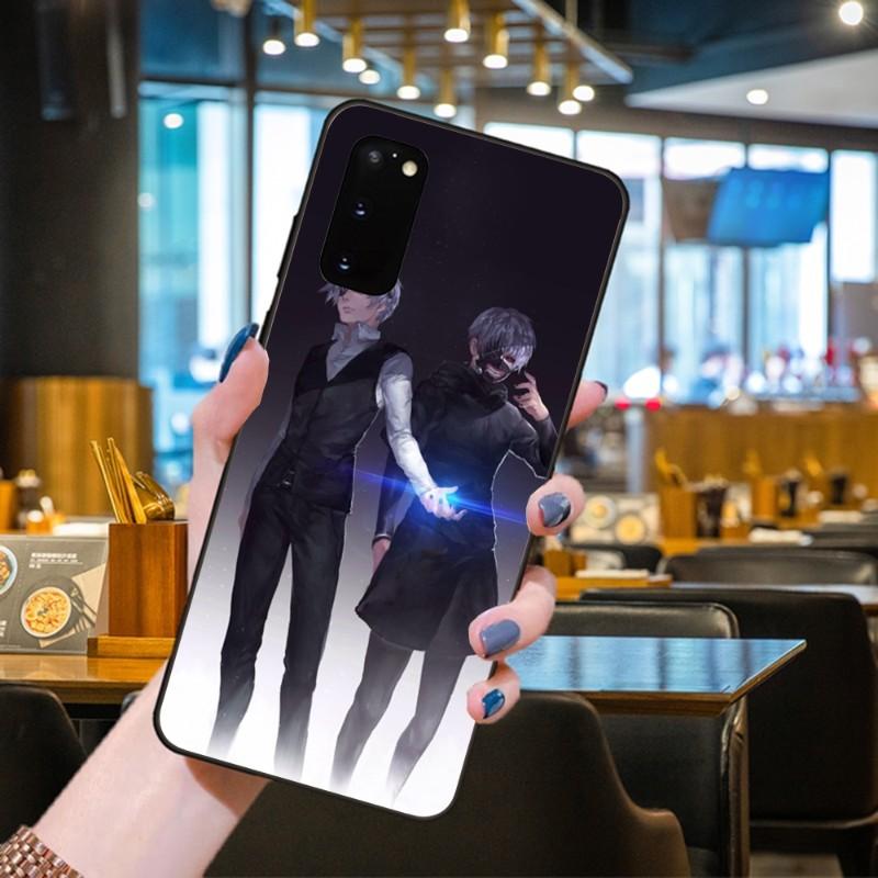 Чехол для телефона Kaneki Ken Tokyo Ghoul для Samsung Galaxy S6 S7 S8 S9 S10 S21 S22 Plus, ультрамягкий черный чехол для телефона