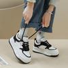 Белые туфли для женщин, новые весенние студенческие универсальные повседневные туфли, модные кроссовки с толстой подошвой
