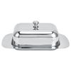 Bright Butter Box with Lid Stainless Steel Cheese Box for Bread Food Pastry Home Restaurant