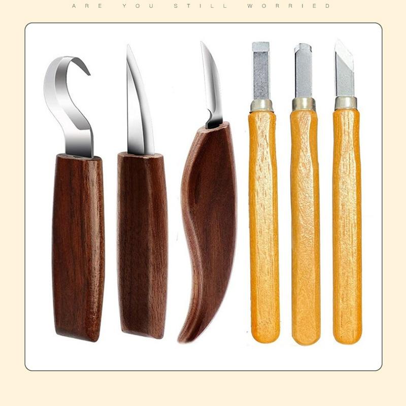 Walnut carving knife, handmade carving knife, carving knife, woodworking tool