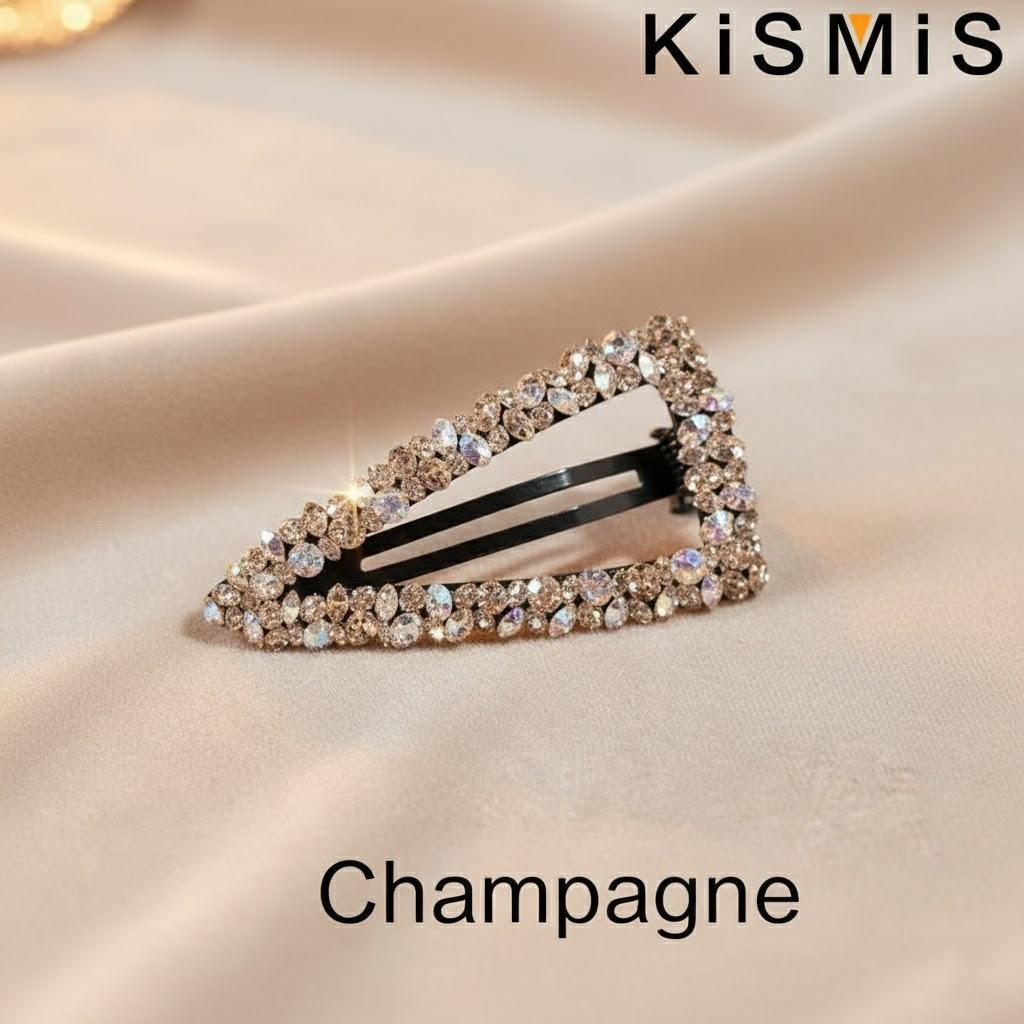 1 PC Crystal Rhinestone Hair Clip Women's Fashion Hair Accessories Set Stylish Hairpins for Girls Durable Hair Clips