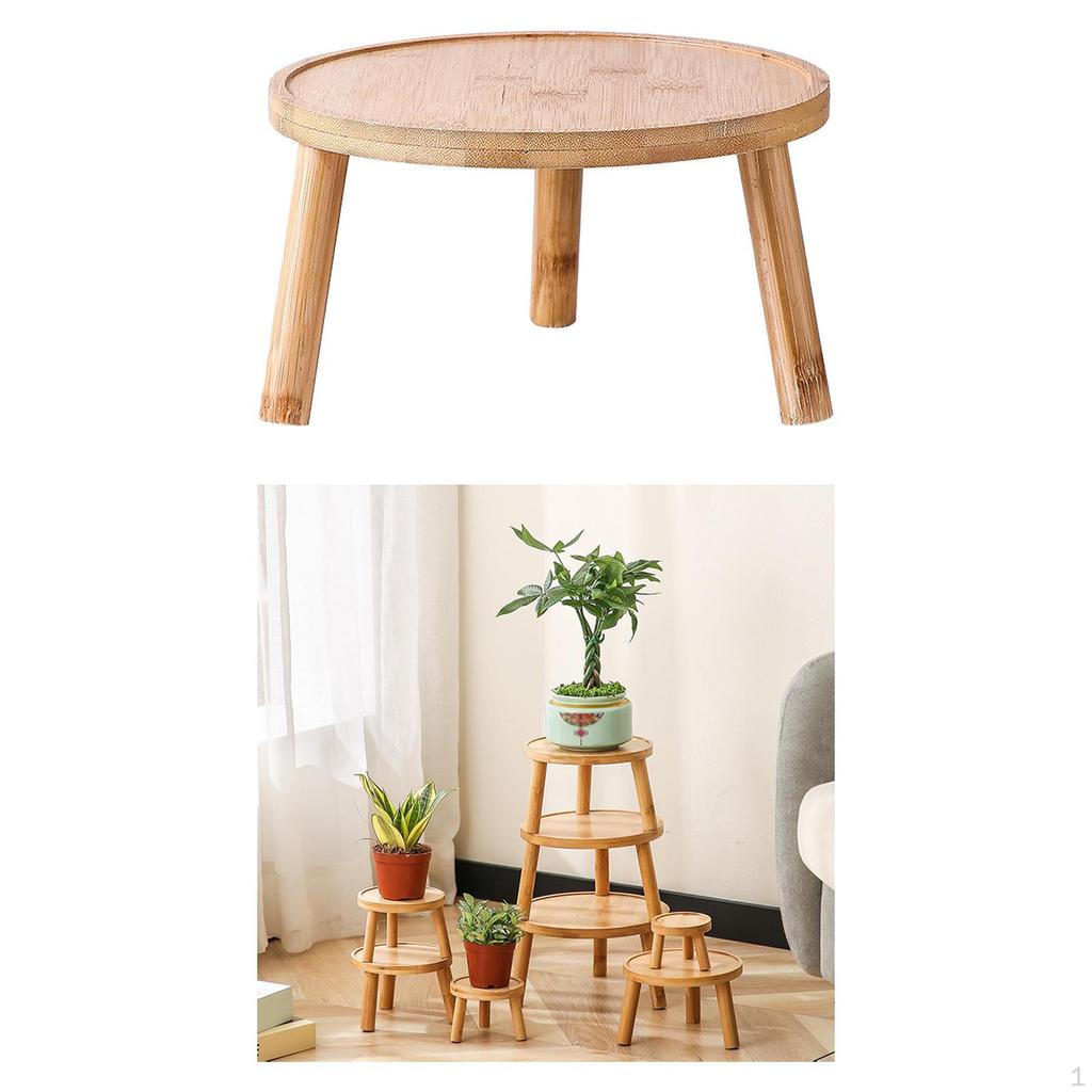 Держатель для цветочного горшка, стойка для цветов, садовая каминная полка, деревянная подставка для растений, стол для патио