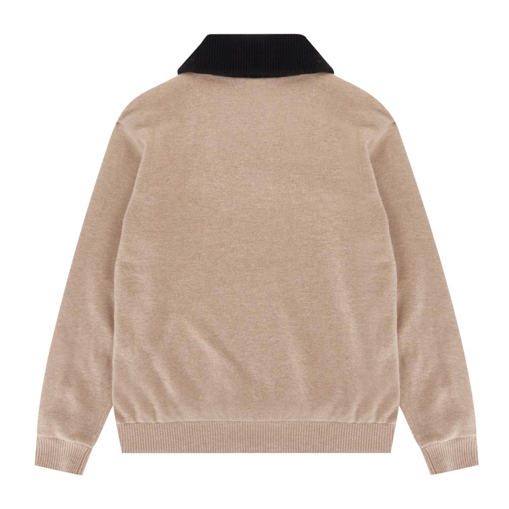 MARTINE GOLF Wool Blend Windshield Knit_Beige (Men)