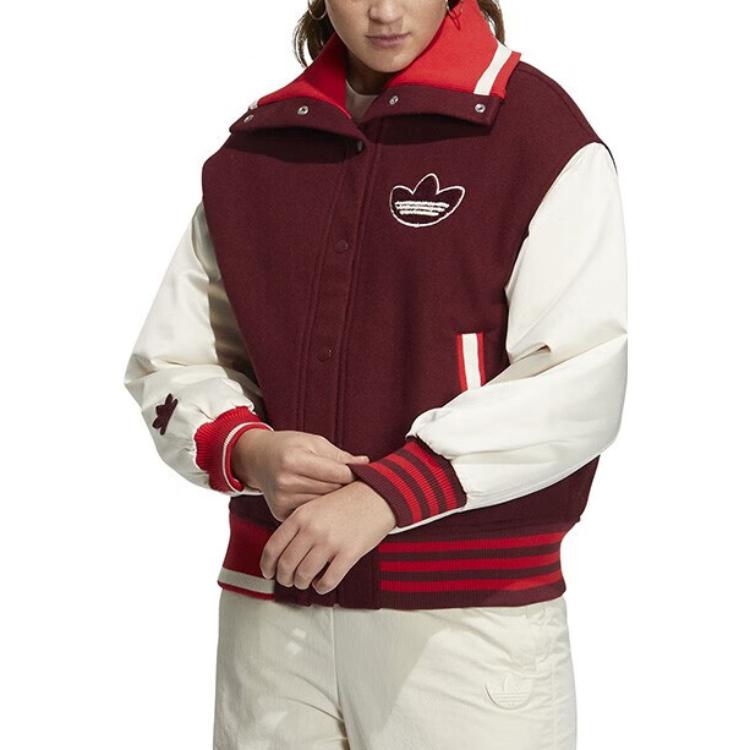 adidas Женская куртка Originals Trefoil Красная HY4185