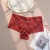 Большие размеры, сексуальные кружевные трусики для женщин, летние, со средней талией, эластичные, ультратонкие, дышащие, легкие, открытые, женские трусы 4XL