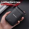 GLC GLB Держатель для кредитных карт из углеродного волокна Кошелек Мужской Rfid Тонкий Минималистичный Кошелек Для Mercedes Benz AMG A C E Класса W201 W210
