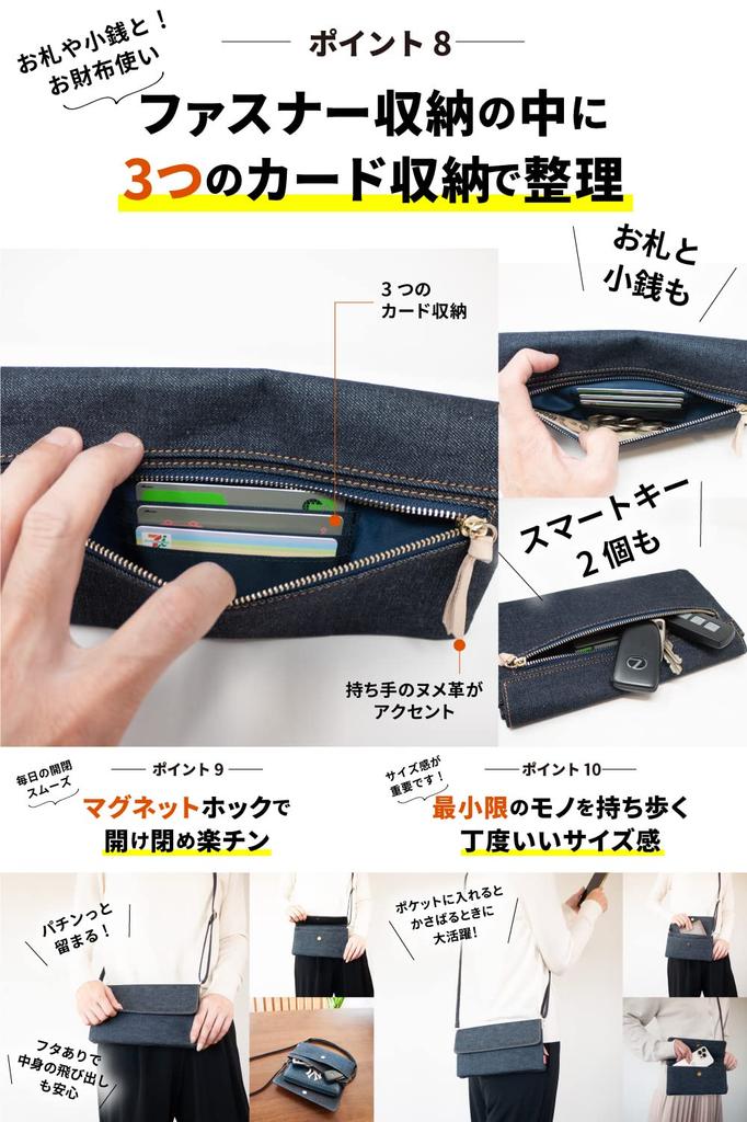 Чехол для смартфона для Окаяма на плечо, смартфон, мобильный телефон, цвет индиго [Требуется сеть] Женский, Деним, Сумка, Клатч, Чехол,