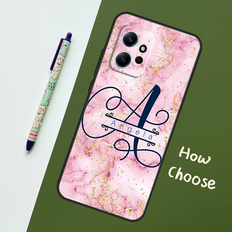 Personalised Name Wotercolour Rainbow For Xiaomi Redmi Note 12S 11S 10S 9S Note 12 8 9 10 11 Pro Phone Case For Redmi 12 9 C 10C