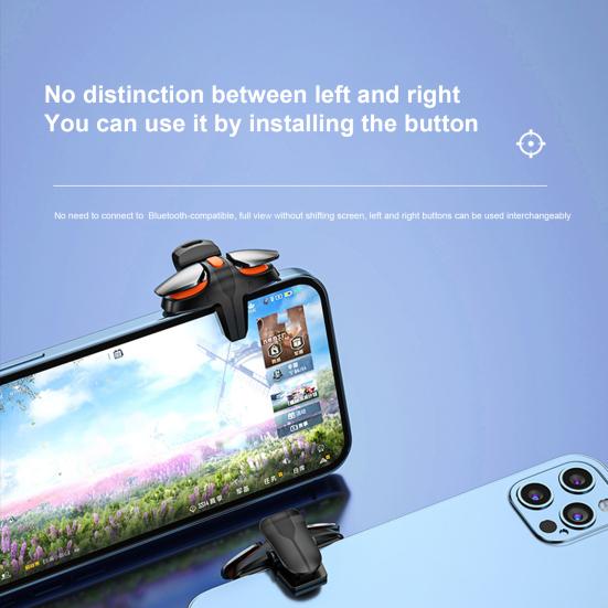 1 пара игровых триггеров, мобильный контроллер, преобразование частоты, 4 регулируемые скорости, соединение с четырьмя пальцами, телефонный шутер, геймпад