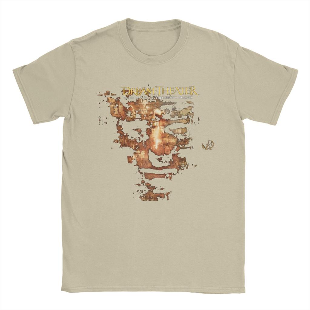 Модные футболки D-Dream Theaters для мужчин, с круглым вырезом, из чистого хлопка, с коротким рукавом, новинка